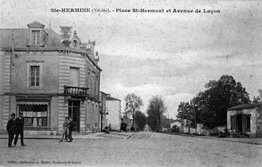 Iconographie - Place Hermand et avenue de Luçon