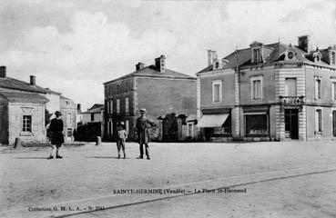 Iconographie - La place St-Hermand