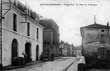 Iconographie - Grande Rue - Le pont sur le Smagne