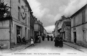 Iconographie - Hôtel des Voyageurs - route de Fontenay