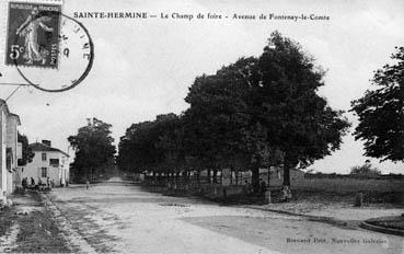 Iconographie - Le champ de foire - Avenue de Fontenay-le-Comte