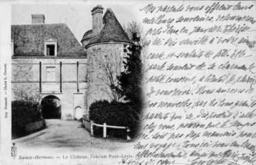 Iconographie - Le château, l'ancien pont-levis