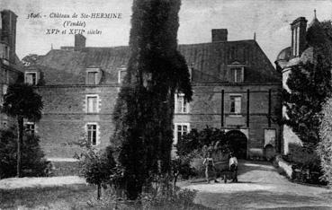 Iconographie - Château de Ste-Hermine (Vendée) XVIe et XVIIe siècles