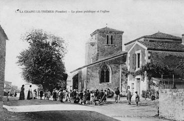 Iconographie - La place publique et l'église