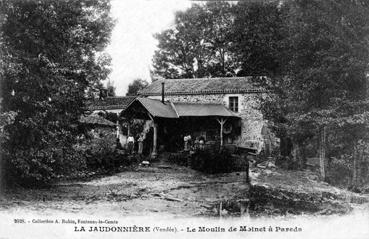 Iconographie - Le moulin de Moinet à Pareds