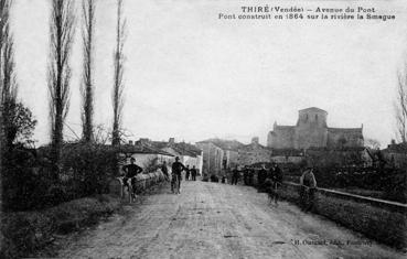 Iconographie - Avenue du Pont - Pont construit en 1864 sur la rivière la Smagne