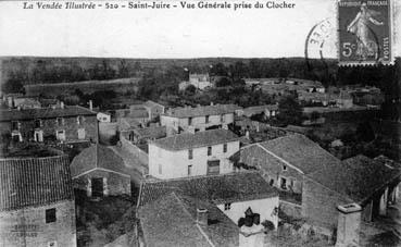 Iconographie - Saint-Juire - Vue générale prise du clocher