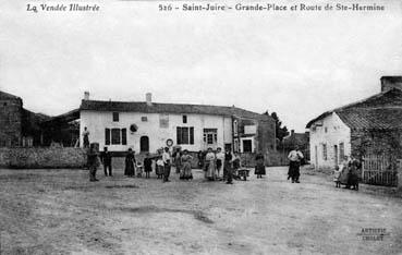 Iconographie - Grande-Place et route de Ste-Hermine