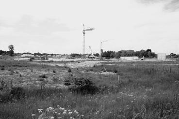 Iconographie - Début du chantier de construction du centre de rééducation