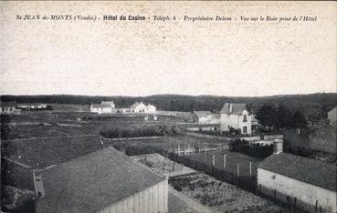 Iconographie - Hôtel du Casino - Vue sur le bois prise de l'hôtel