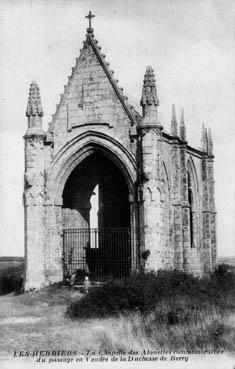 Iconographie - La chapelle des Alouettes commémorative du passage en Vendée de la duchesse du Berry