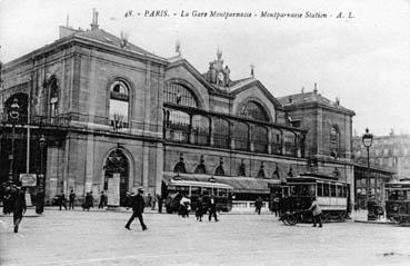 Iconographie - La gare Montparnasse