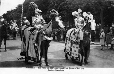 Iconographie - Les fêtes du 500e anniversaire de Jeanne d'Arc 1929 - Cortège historique