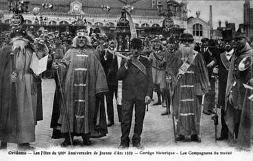 Iconographie - Les fêtes du 500e anniversaire de Jeanne d'Arc 1929 - Les compagnons du travail