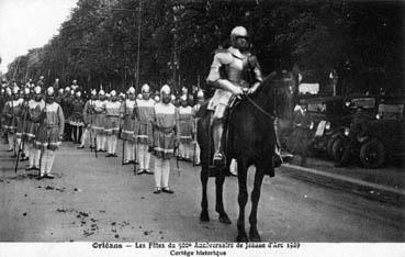 Iconographie - Les fêtes du 500e anniversaire de Jeanne d'Arc 1929 - Cortège historique