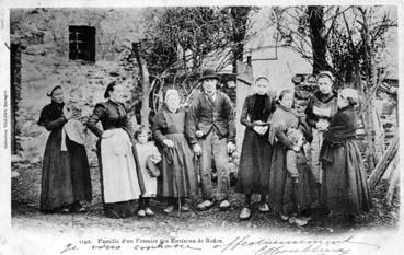 Iconographie - Famille de fermiers des environs de Redon