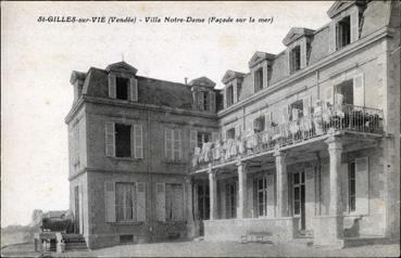 Iconographie - Villa Notre Dame (façade sur la mer)