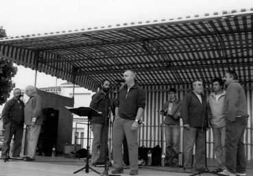 Iconographie - Sounurs durant un concert de chants de marins, à St-Gilles-Croix-de-Vie