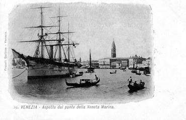 Iconographie - Venezia - Aspetto dal ponte della veneta marina