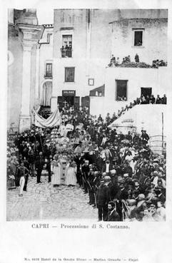 Iconographie - Capri - Processione di S. Costanzo