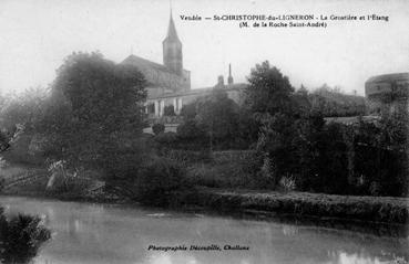 Iconographie - La Grostière et l'étang (M. de la Roche Saint-André)