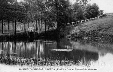 Iconographie - Parc et étang de la Grostière