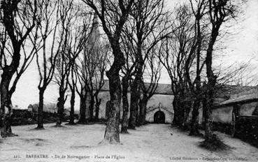 Iconographie - Ile de Noirmoutier - Place de l'Eglise