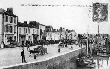 Iconographie - Marché aux volailles sur les quais