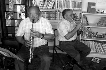 Iconographie - Henri Robuchon et René Charbonneau, musiciens