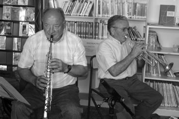 Iconographie - Henri Robuchon et René Charbonneau, musiciens