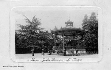 Iconographie - Jardin Dumaine. - Le kiosque