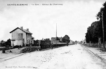 Iconographie - La gare - Avenue de Chantonnay