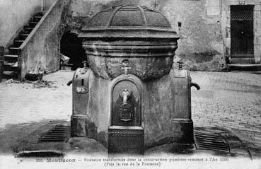 Iconographie - Fontaine transformée dont la construction primitive remonte à l'an 1500