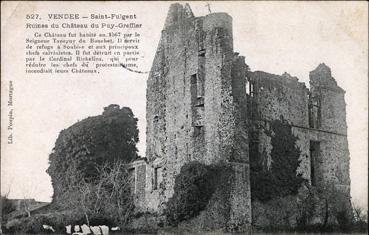 Iconographie - Ruines du château du Puy Greffier