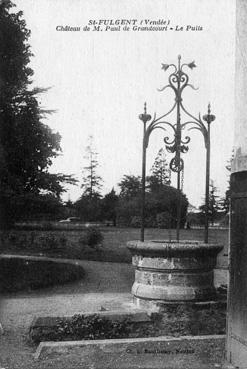 Iconographie - Château de M. Paul de Grandcourt - Le puits