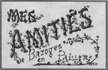 Iconographie - Mes amitiés de Bazoges en Paillers