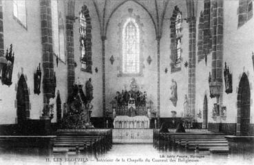 Iconographie - Intérieur de la chapelle du couvent des religieuses