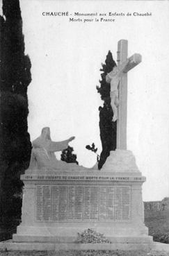 Iconographie - Monument aux Enfants de Chauché morts pour la France