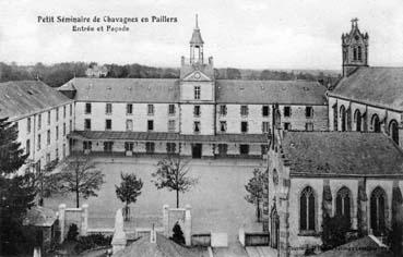 Iconographie - Petit séminaire de Chavagnes en Paillers - Entrée et façade