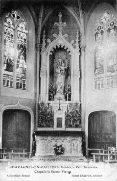 Iconographie - Petit séminaire - Chapelle la Sainte-Vierge