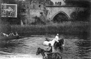 Iconographie - LLe pont - l'abreuvoir