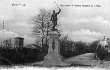 Iconographie - Monument Villebois-Mareuil et la gare