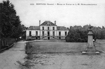 Iconographie - Mairie et statue de L.-M. Réveillière-Lepaux