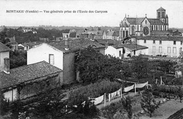 Iconographie - Vue générale prise de l'école des garçons