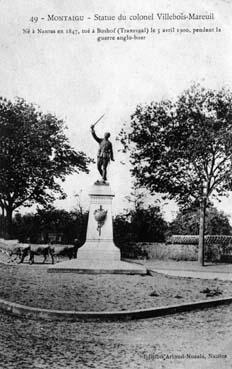 Iconographie - Statue du colonel de Villebois-Mareuil