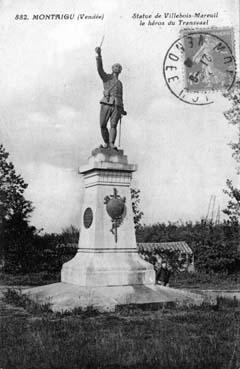 Iconographie - Statue de Villebois-Mareuil - Héros du Transvaal