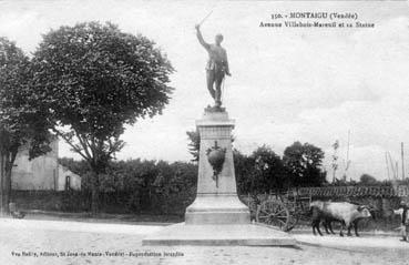 Iconographie - Avenue Villebois-Mareuil et sa statue