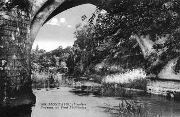 Iconographie - Paysage au pont St-Nicolas