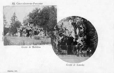 Iconographie - Grotte de Bethléem - Grotte de Lourdes