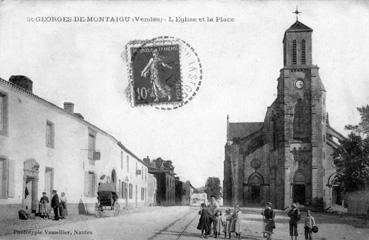 Iconographie - L'église et la place